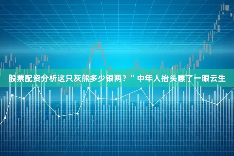 股票配资分析这只灰熊多少银两？”中年人抬头瞟了一眼云生