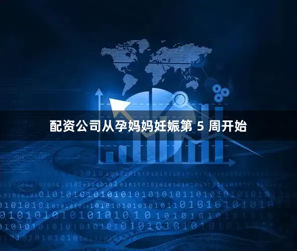 配资公司从孕妈妈妊娠第 5 周开始