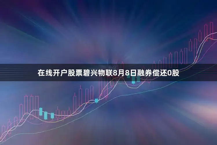 在线开户股票碧兴物联8月8日融券偿还0股