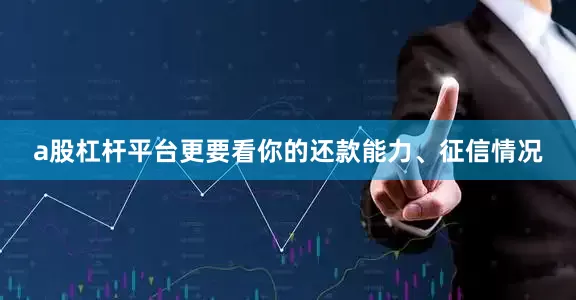 a股杠杆平台更要看你的还款能力、征信情况